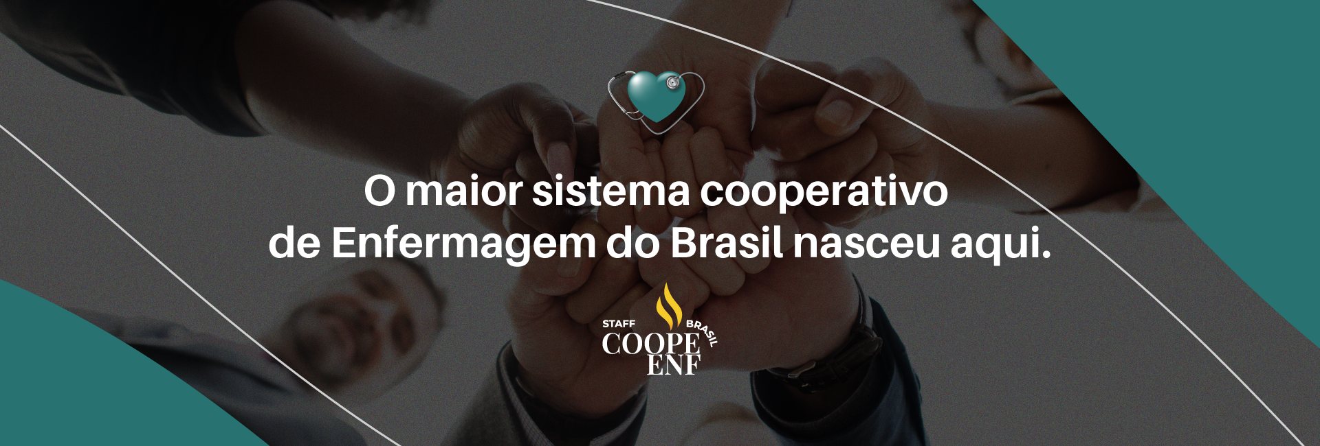 O maior sistema cooperativo de Enfermagem do Brasil nasceu aqui.